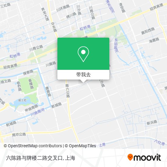 六陈路与牌楼二路交叉口地图