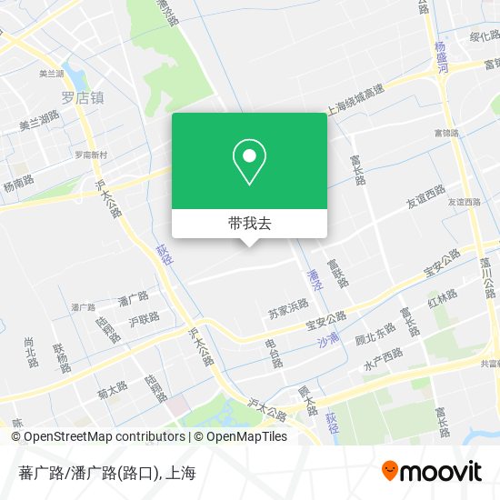 蕃广路/潘广路(路口)地图