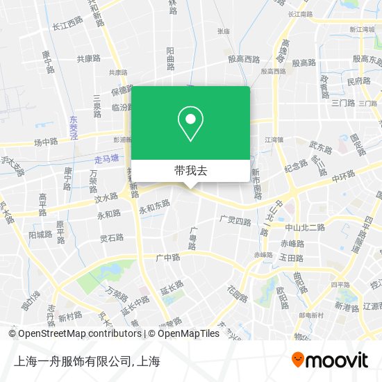 上海一舟服饰有限公司地图