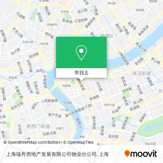 上海瑞舟房地产发展有限公司物业分公司地图