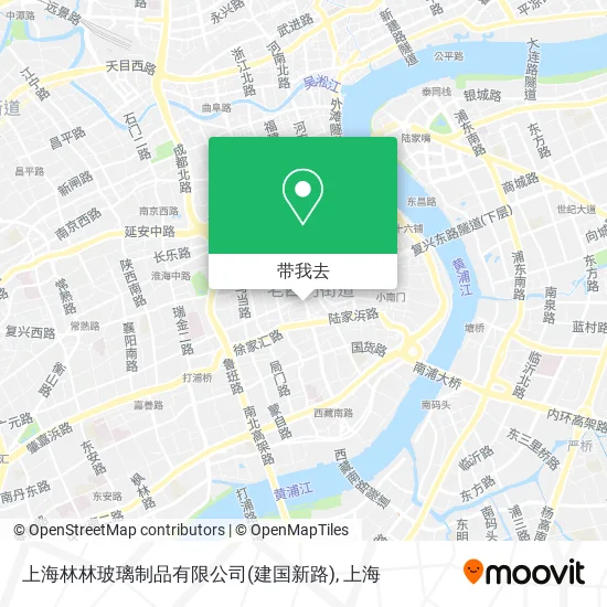 上海林林玻璃制品有限公司(建国新路)地图