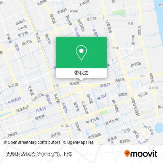 光明村农民会所(西北门)地图