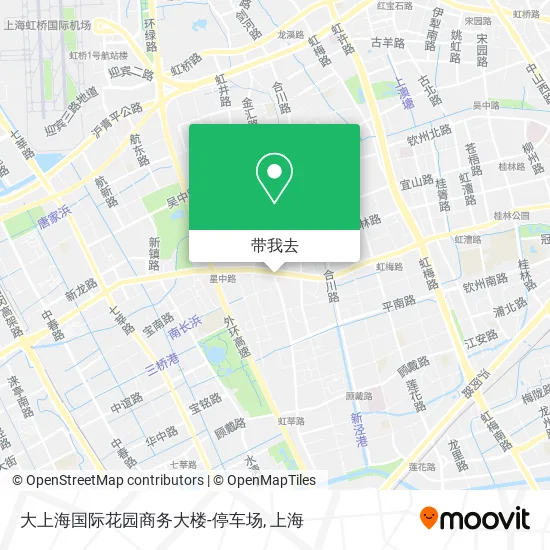 大上海国际花园商务大楼-停车场地图
