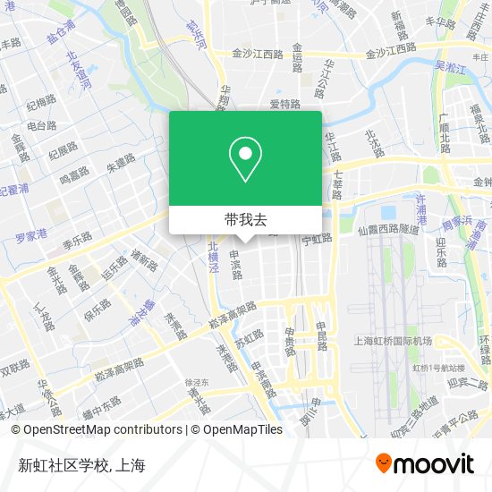 新虹社区学校地图