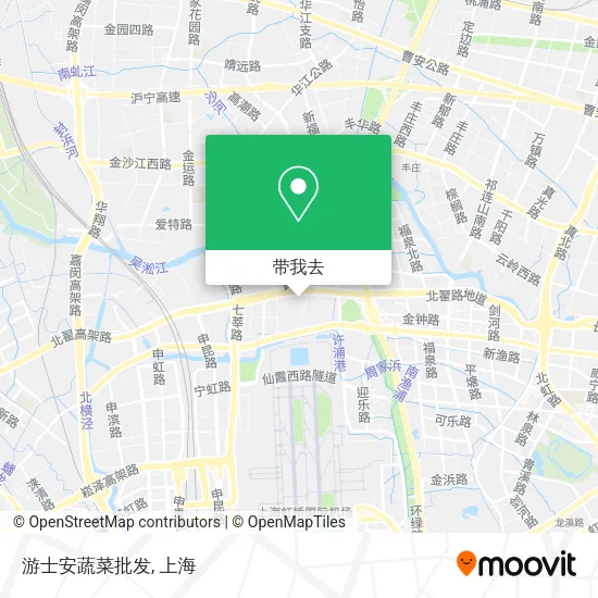 游士安蔬菜批发地图