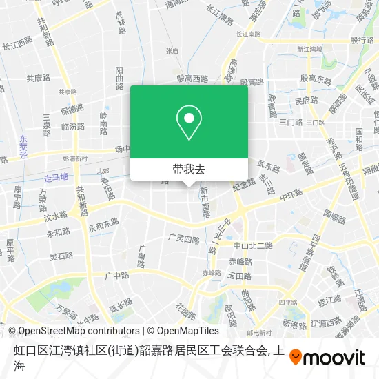 虹口区江湾镇社区(街道)韶嘉路居民区工会联合会地图