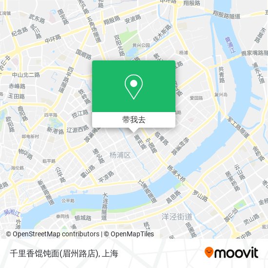 千里香馄饨面(眉州路店)地图