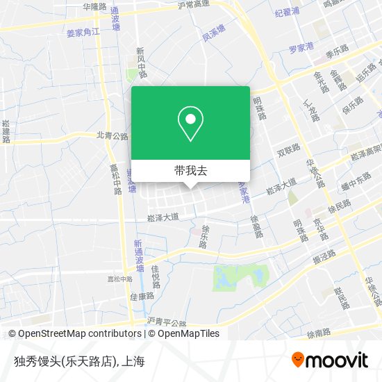 独秀馒头(乐天路店)地图