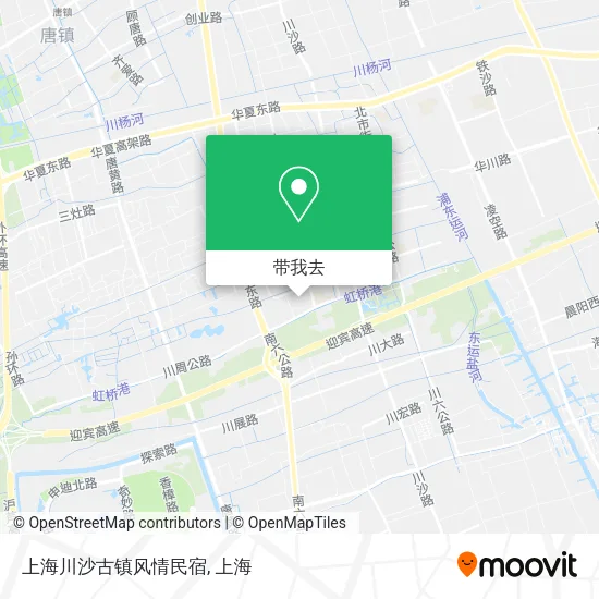 上海川沙古镇风情民宿地图