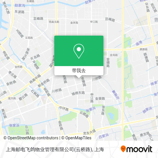上海邮电飞鸽物业管理有限公司(云桥路)地图