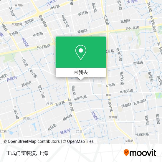 正成门窗装潢地图