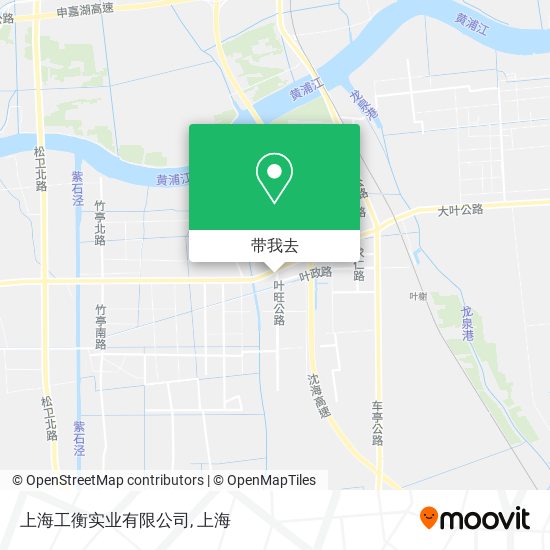 上海工衡实业有限公司地图