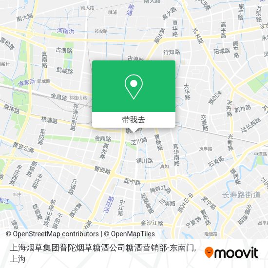 上海烟草集团普陀烟草糖酒公司糖酒营销部-东南门地图