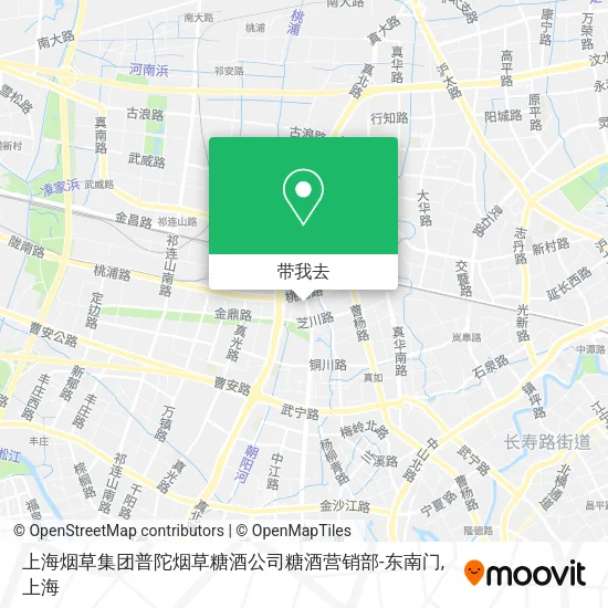 上海烟草集团普陀烟草糖酒公司糖酒营销部-东南门地图