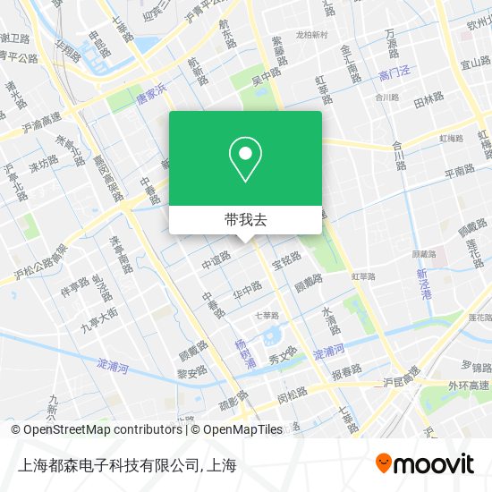 上海都森电子科技有限公司地图