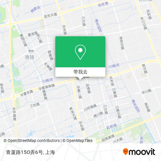 青厦路15O弄6号地图