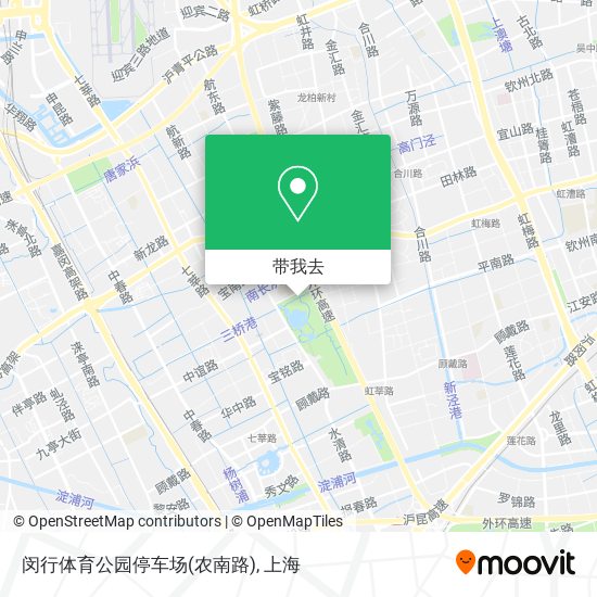闵行体育公园停车场(农南路)地图