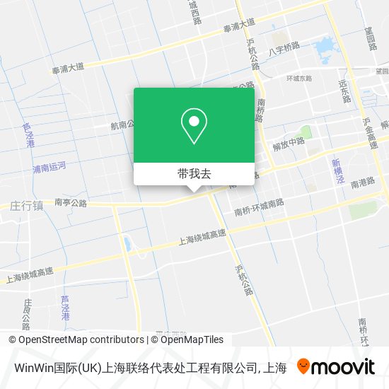 WinWin国际(UK)上海联络代表处工程有限公司地图