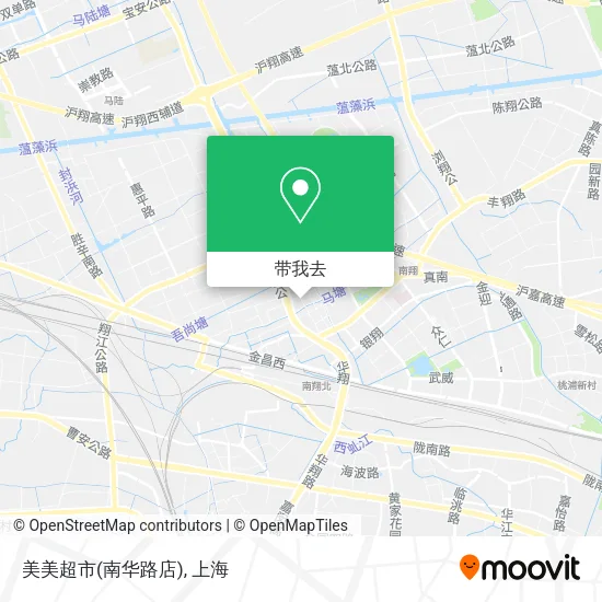 美美超市(南华路店)地图