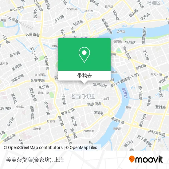 美美杂货店(金家坊)地图