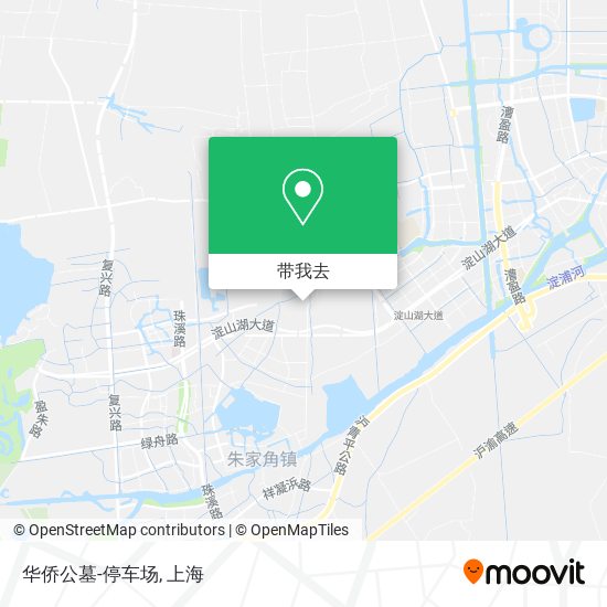 华侨公墓-停车场地图