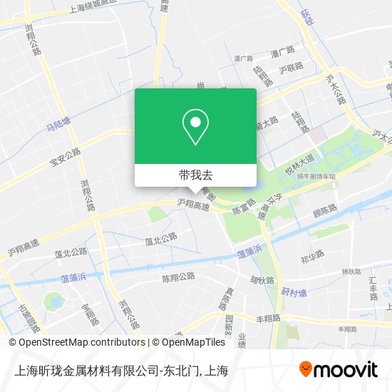 上海昕珑金属材料有限公司-东北门地图