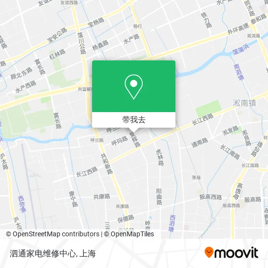 泗通家电维修中心地图