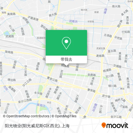阳光物业(阳光威尼斯C区西北)地图