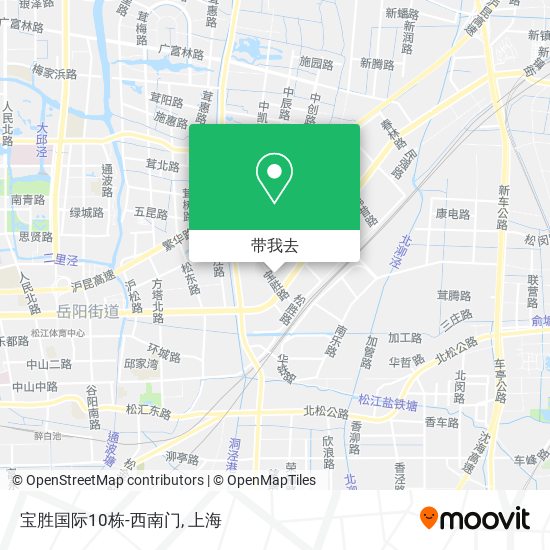 宝胜国际10栋-西南门地图