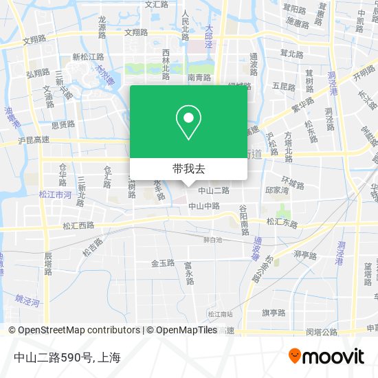 中山二路590号地图