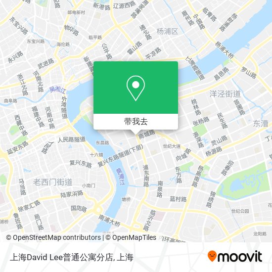 上海David Lee普通公寓分店地图