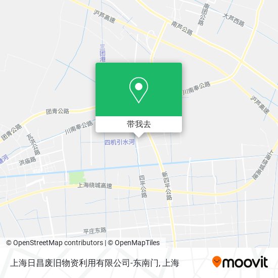 上海日昌废旧物资利用有限公司-东南门地图