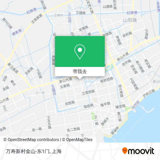 万寿新村金山-东1门地图