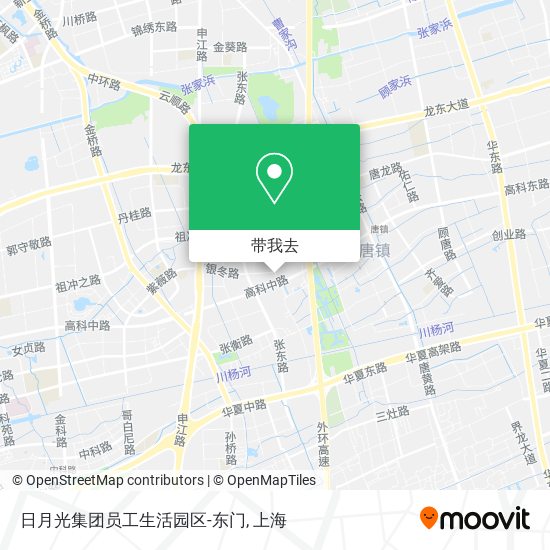 日月光集团员工生活园区-东门地图