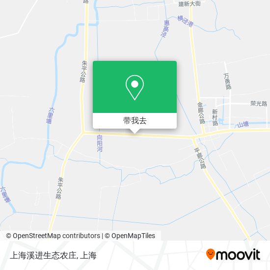 上海溪进生态农庄地图