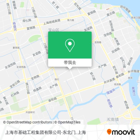 上海市基础工程集团有限公司-东北门地图