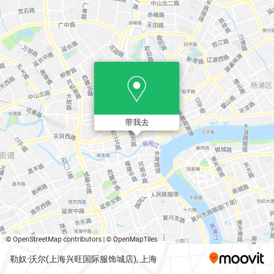 勒奴·沃尔(上海兴旺国际服饰城店)地图