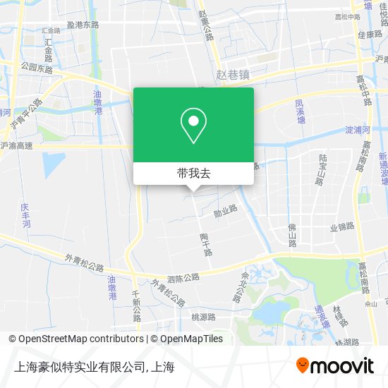 上海豪似特实业有限公司地图