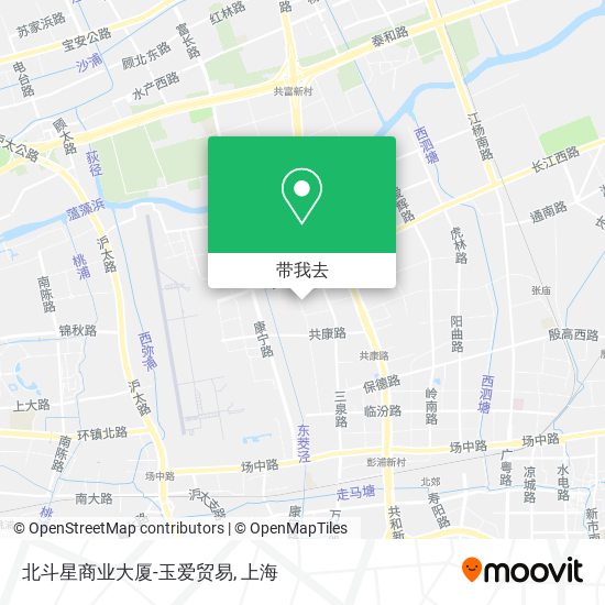 北斗星商业大厦-玉爱贸易地图