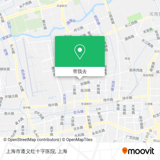 上海市遵义红十字医院地图