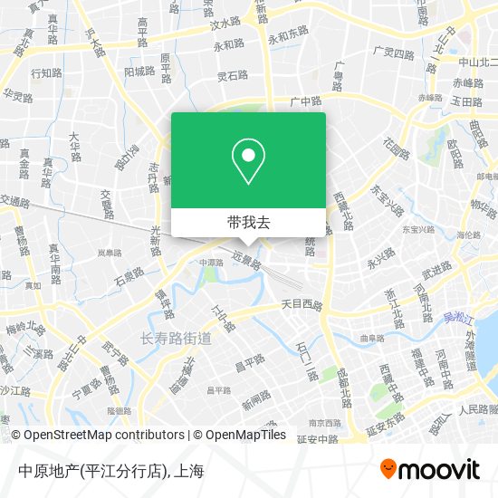 中原地产(平江分行店)地图