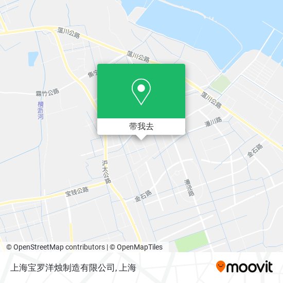 上海宝罗洋烛制造有限公司地图