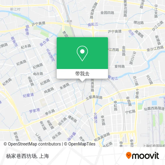 杨家巷西坊场地图