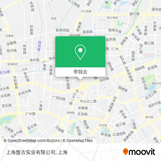 上海盤古实业有限公司地图