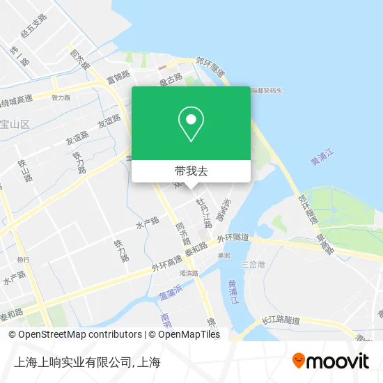 上海上响实业有限公司地图