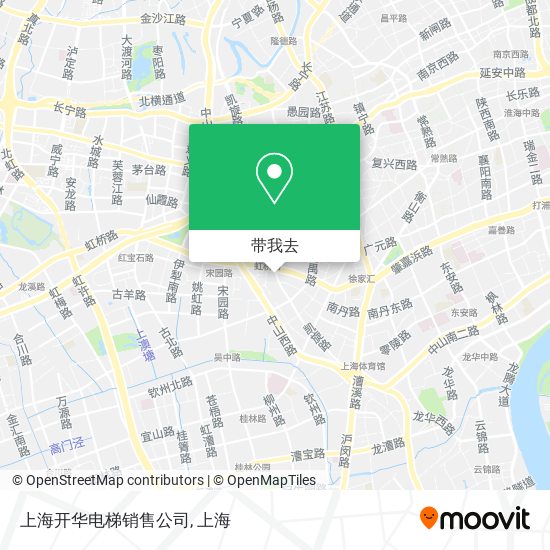 上海开华电梯销售公司地图