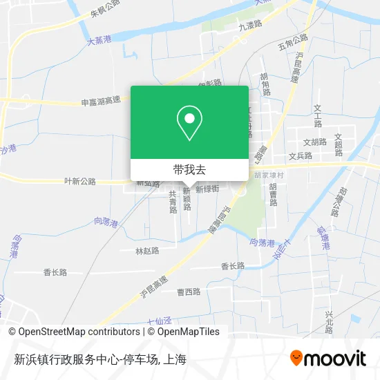 新浜镇行政服务中心-停车场地图