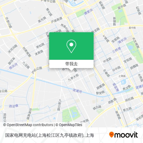 国家电网充电站(上海松江区九亭镇政府)地图