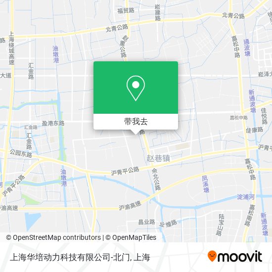 上海华培动力科技有限公司-北门地图