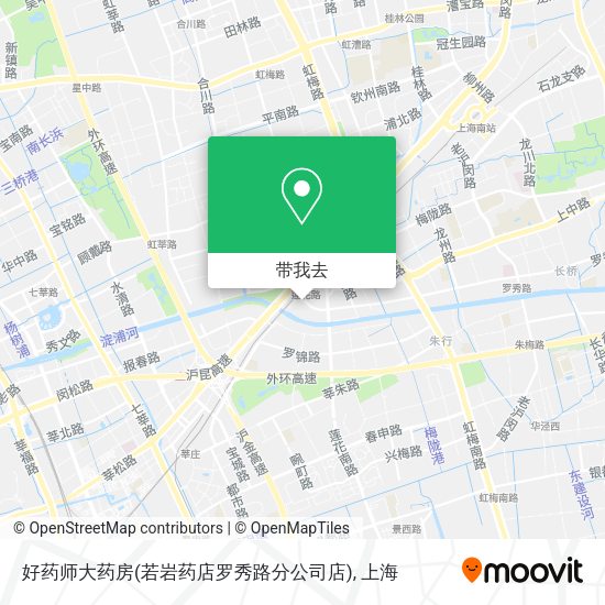 好药师大药房(若岩药店罗秀路分公司店)地图
